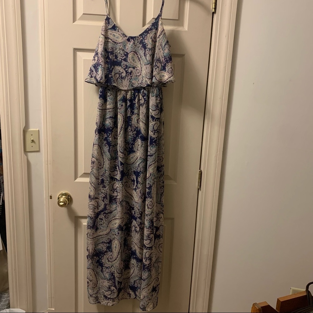 Beautiful Paisley maxi dress size Junior Medium